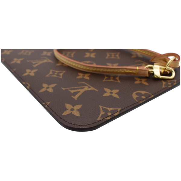 Louis Vuitton Neverfull MM Monogram Canvas Wristlet Pouch