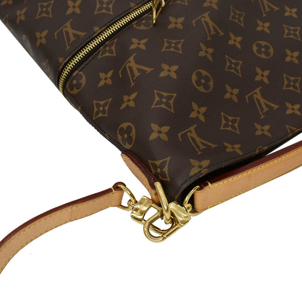 LOUIS VUITTON Melie Monogram Canvas Hobo Bag Brown