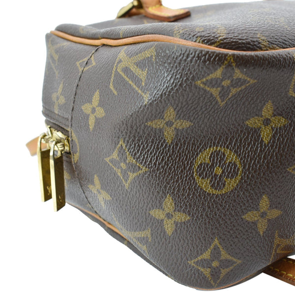LOUIS VUITTON Cite MM Monogram Canvas Shoulder Bag Brown