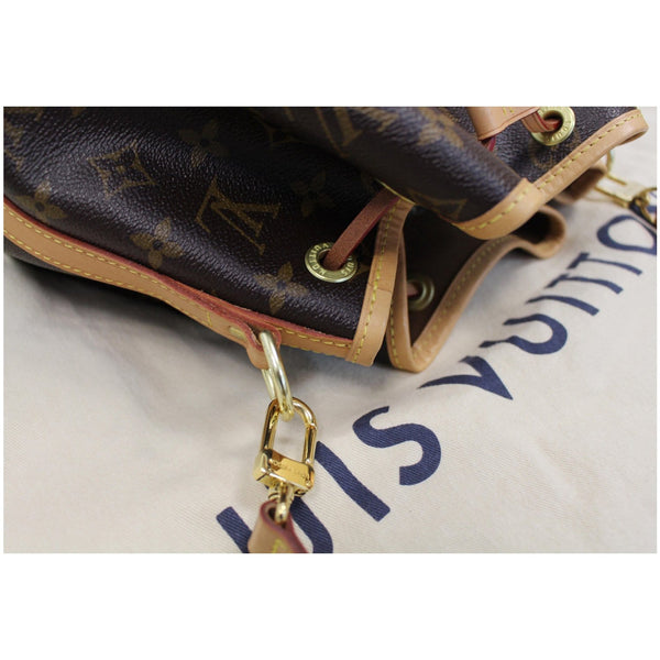 LOUIS VUITTON Petit Noe NM Monogram Canvas Shoulder Bag Brown