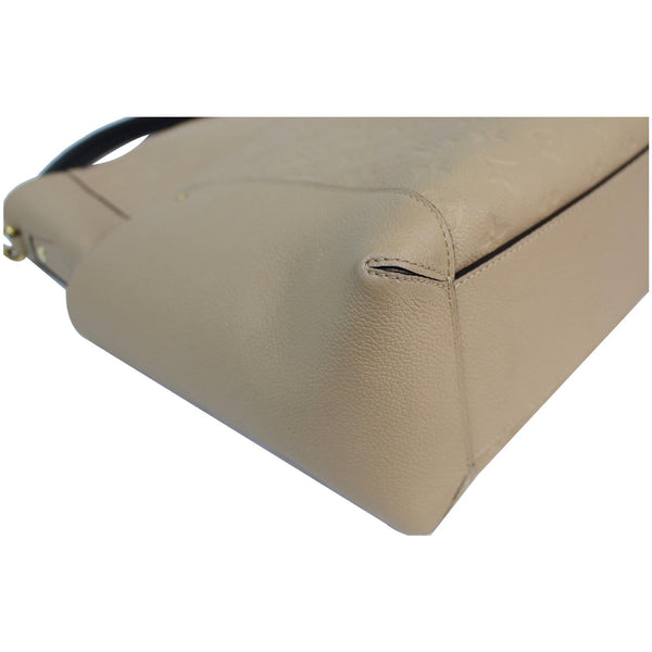 LOUIS VUITTON Bagatelle Monogram Empreinte Shoulder Bag Beige