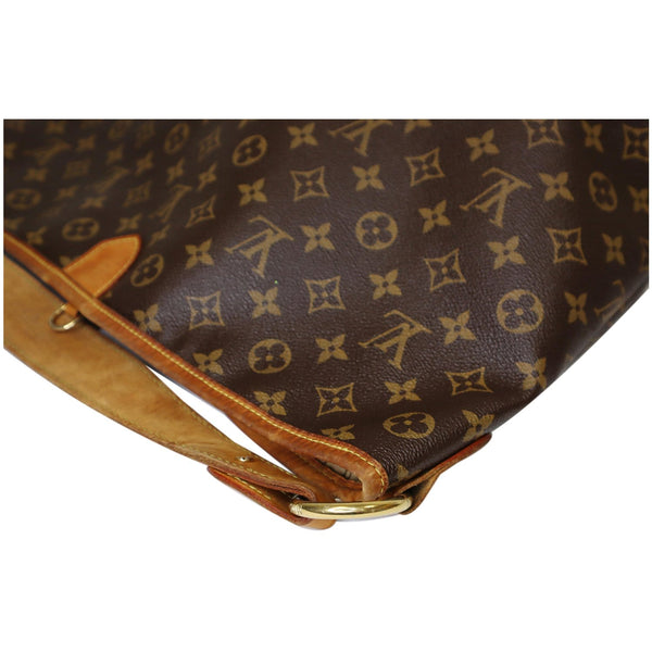 Louis Vuitton Delightful MM Monogram Canvas Bag brown color