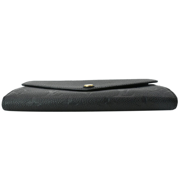 LOUIS VUITTON Sarah Monogram Empreinte Leather Wallet Black