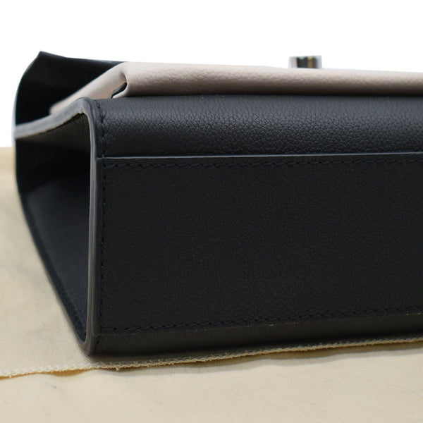 LOUIS VUITTON MyLockme BB Python Leather Crossbody Bag Black