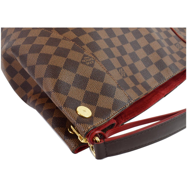 LOUIS VUITTON Caissa Damier Ebene Hobo Bag Brown