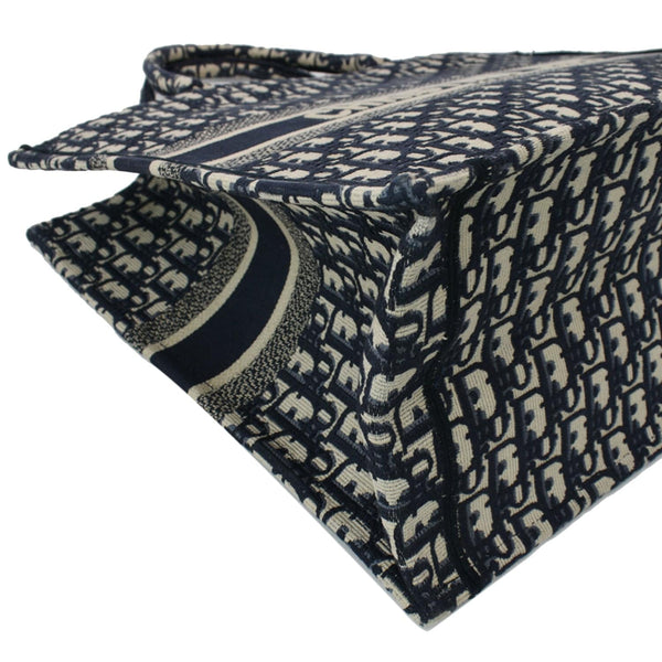 CHRISTIAN DIOR Large Book Oblique Embroidered Canvas Tote Bag Multicolor - Hot Deals