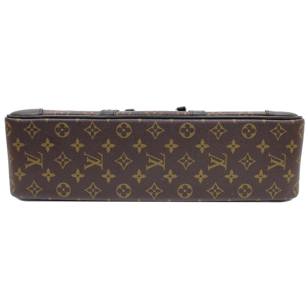 LOUIS VUITTON Porte Documents Voyage GM Macassar Briefcase Bag Brown