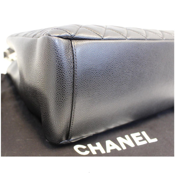 CHANEL Black Caviar Leather Grand Shopping Tote Bag-US