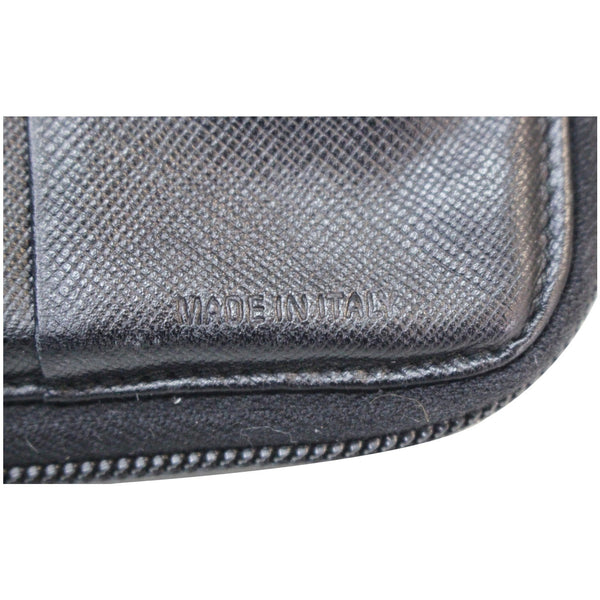 PRADA Nylon Zip Around Wallet Black