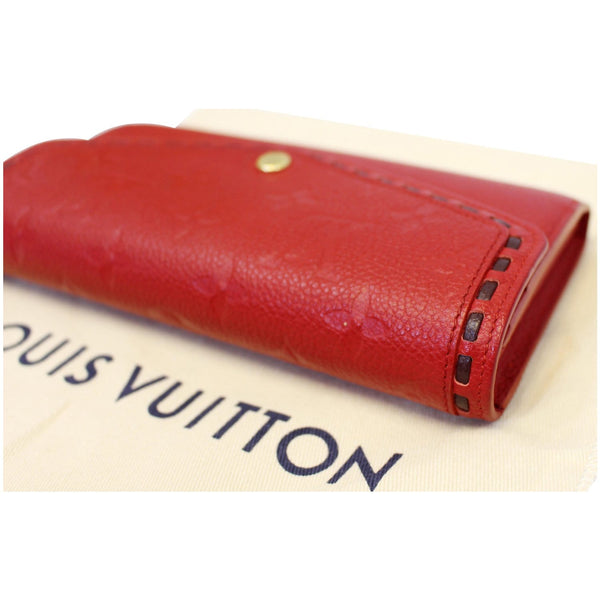 LOUIS VUITTON Scarlet Monogram Empreinte Wallet Red