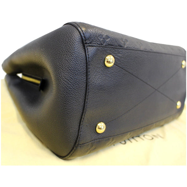 LOUIS VUITTON Montaigne GM Empreinte Leather Shoulder Bag Black-US