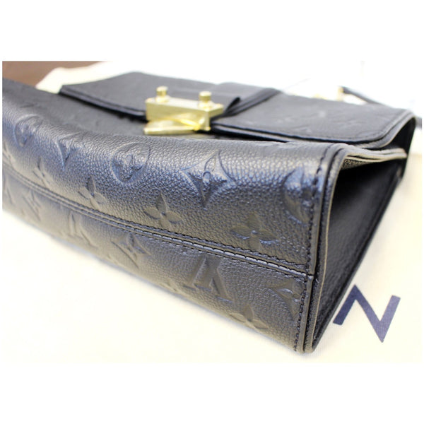 LOUIS VUITTON Saint Sulpice PM Empreinte Leather Crossbody Bag Noir-US