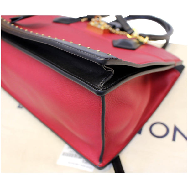 US made Cour Marly MM Calfskin Leather Bag Rouge