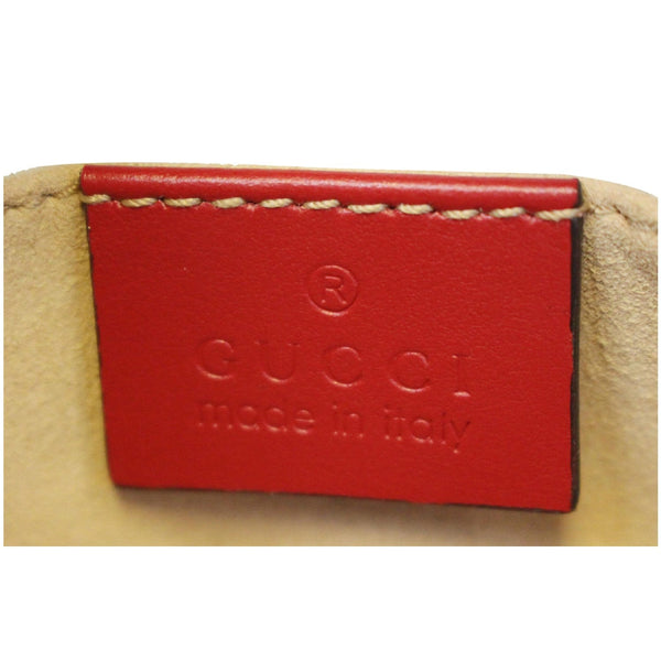 GUCCI GG Marmont Matelasse Leather Belt Bag 476434 Red
