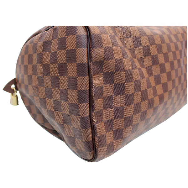 LOUIS VUITTON Speedy 35 Damier Ebene Satchel Bag Brown