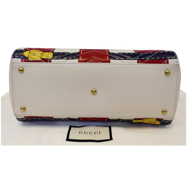 Gucci Shoulder Bag Trompe L’oeil Print Marmont -bottom view