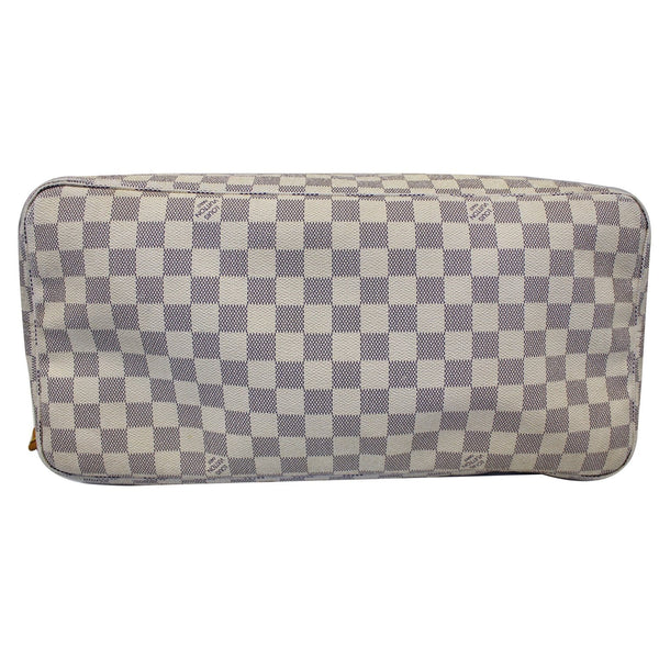 LOUIS VUITTON Neverfull GM Damier Azur Tote Shoulder Bag White-US
