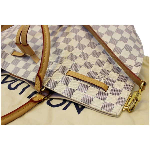 LOUIS VUITTON Girolata Damier Azur Shoulder Bag White