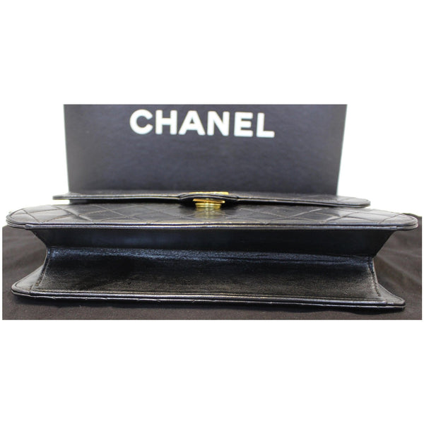 CHANEL Matelasse 25 Lambskin Leather Shoulder Bag Black-US