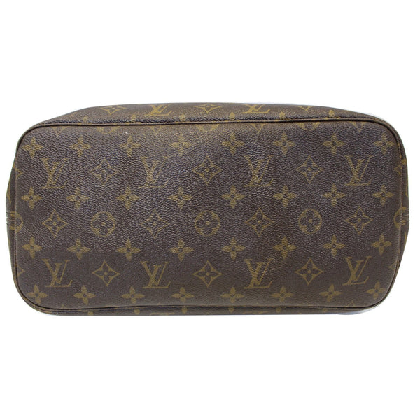 LOUIS VUITTON Neverfull MM Monogram Canvas Brown Tote Shoulder Bag-US