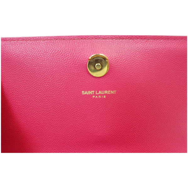 YVES SAINT LAURENT Kate Small Grain De Poudre Crossbody Bag Pink