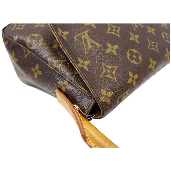 LOUIS VUITTON Monogram Canvas Looping PM Satchel Bag-US