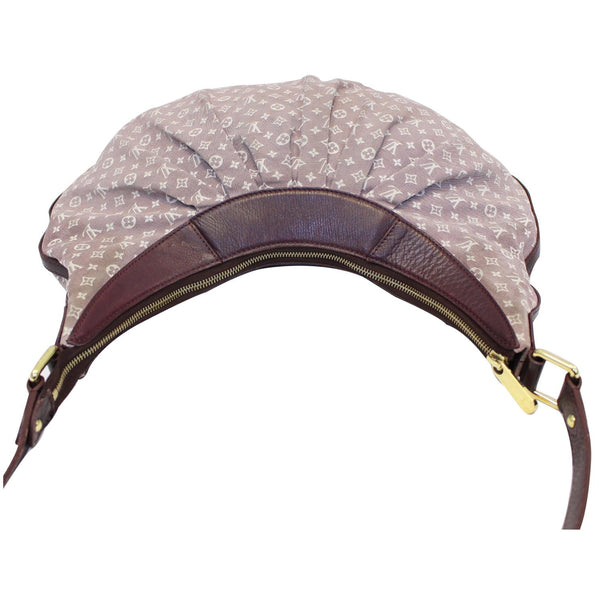 LOUIS VUITTON Rhapsody MM Monogram Mini Lin Shoulder Bag Burgundy