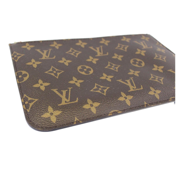Louis Vuitton Neverfull MM Pouch Wristlet Pochette - full view