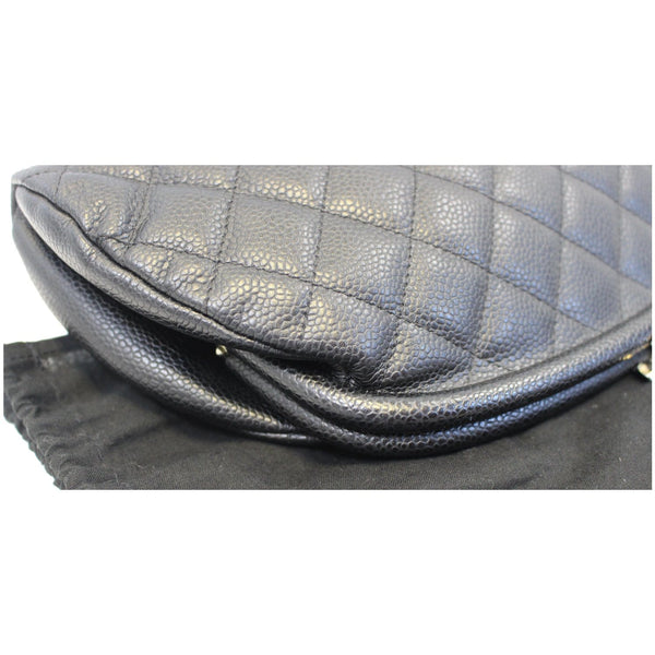 CHANEL Timeless Caviar Quilted Leather Clutch Black-US