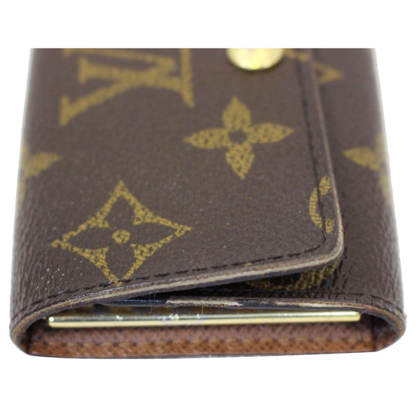 LOUIS VUITTON Monogram Canvas 6 Key Holder Brown