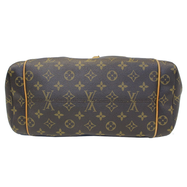 LOUIS VUITTON Totally MM Monogram Canvas Tote Shoulder Bag Brown
