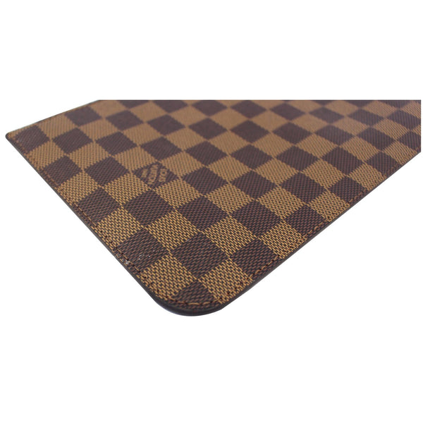 LOUIS VUITTON Pochette Wristlet Pouch Neverfull MM Damier Ebene-US