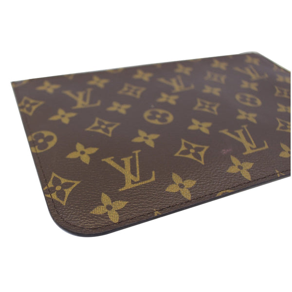 LOUIS VUITTON Monogram Canvas Pochette Wristlet Pouch Neverfull MM