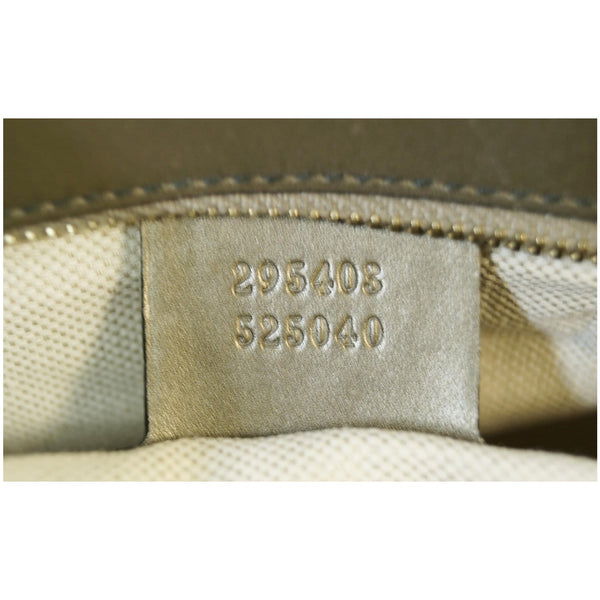 GUCCI Emily Large Guccissima Chain Shoulder Bag Grey 295403