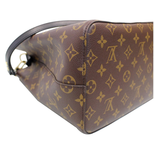 LOUIS VUITTON Neonoe Monogram Canvas Shoulder Bag Black