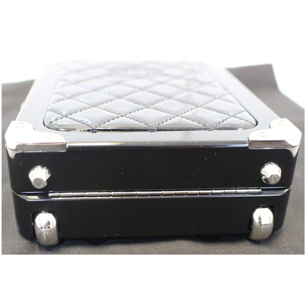 CHANEL Evening In The Air Mini Trolley Minaudiere Crossbody Bag Black