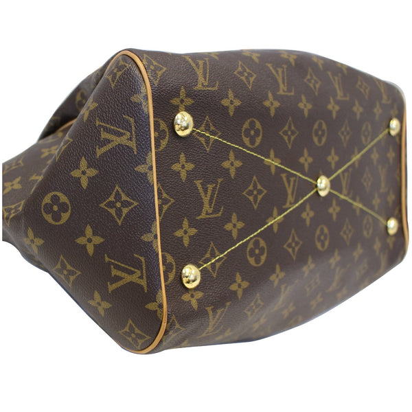 LOUIS VUITTON Tivoli GM Monogram Canvas Brown Shoulder Bag Brown