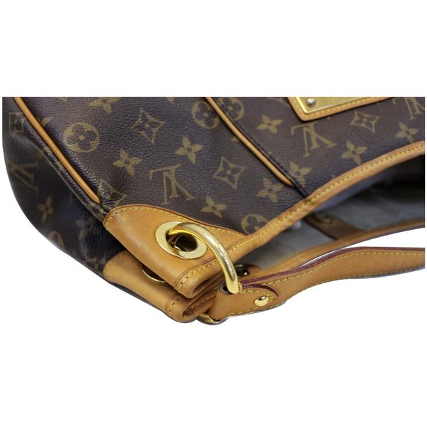 LOUIS VUITTON Galliera PM Monogram Canvas Shoulder Handbag Brown