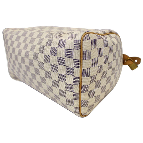 LOUIS VUITTON Speedy 30 Damier Azur Satchel Handbag-US