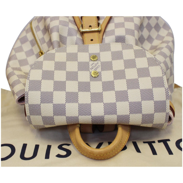 LOUIS VUITTON Sperone Damier Azur Backpack Bag White