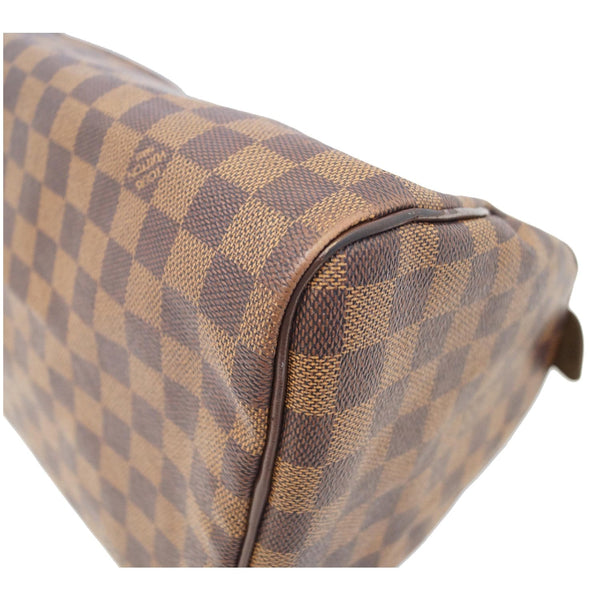 Louis Vuitton Speedy 30 Damier Ebene Satchel Bag Brown