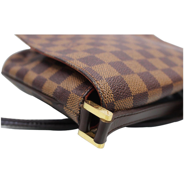 LOUIS VUITTON Musette Tango Long Strap Damier Ebene Crossbody Bag Brown