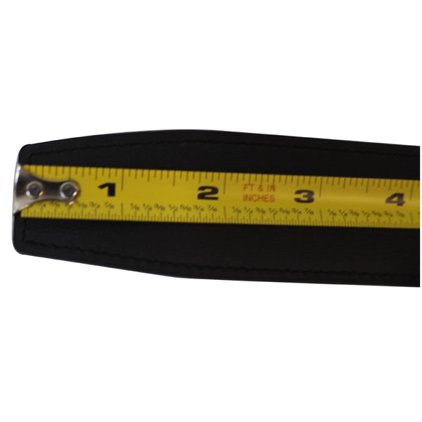 HERMES Reversible Replacement Belt Strap Black/Brown Size 46