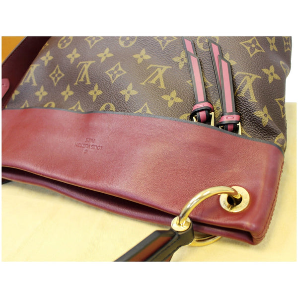 Side View Lv Tuileries Besace Monogram Canvas Bag