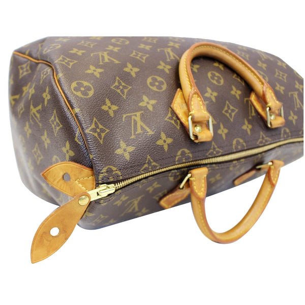 LOUIS VUITTON Speedy 35 Monogram Canvas Satchel Bag-US