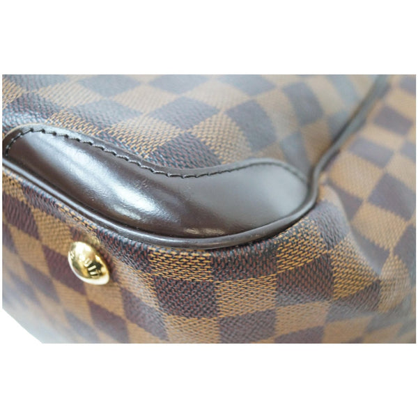 LOUIS VUITTON Verona MM Damier Ebene Shoulder Bag Brown