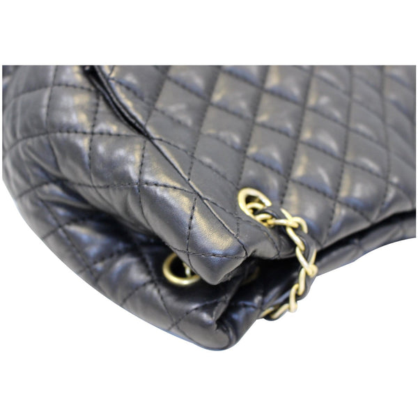 CHANEL Large Shopping Flap Shoulder Bag Black-US