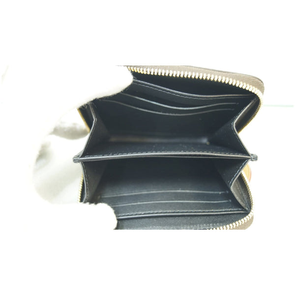 LOUIS VUITTON Monogram Giant Zippy Coin Purse Brown