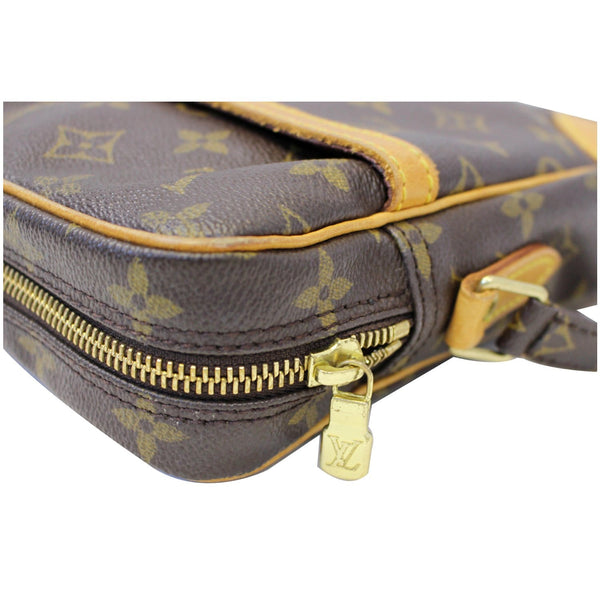 LOUIS VUITTON Danube Monogram Canvas Crossbody Bag Brown-US