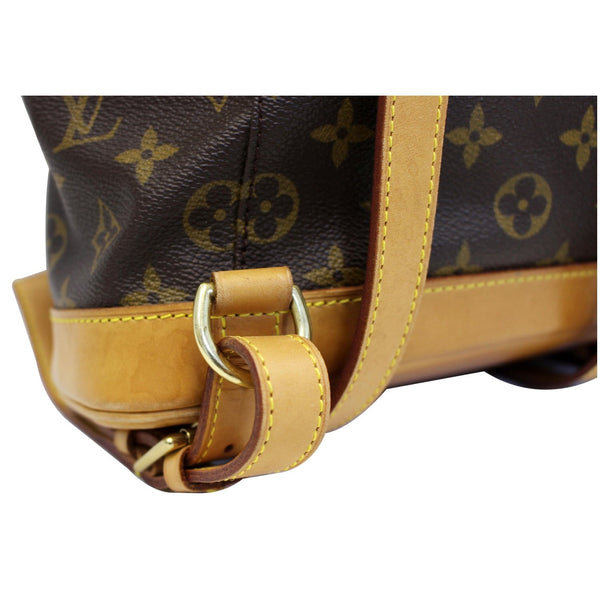 LOUIS VUITTON Montsouris MM Monogram Canvas Backpack Bag Brown